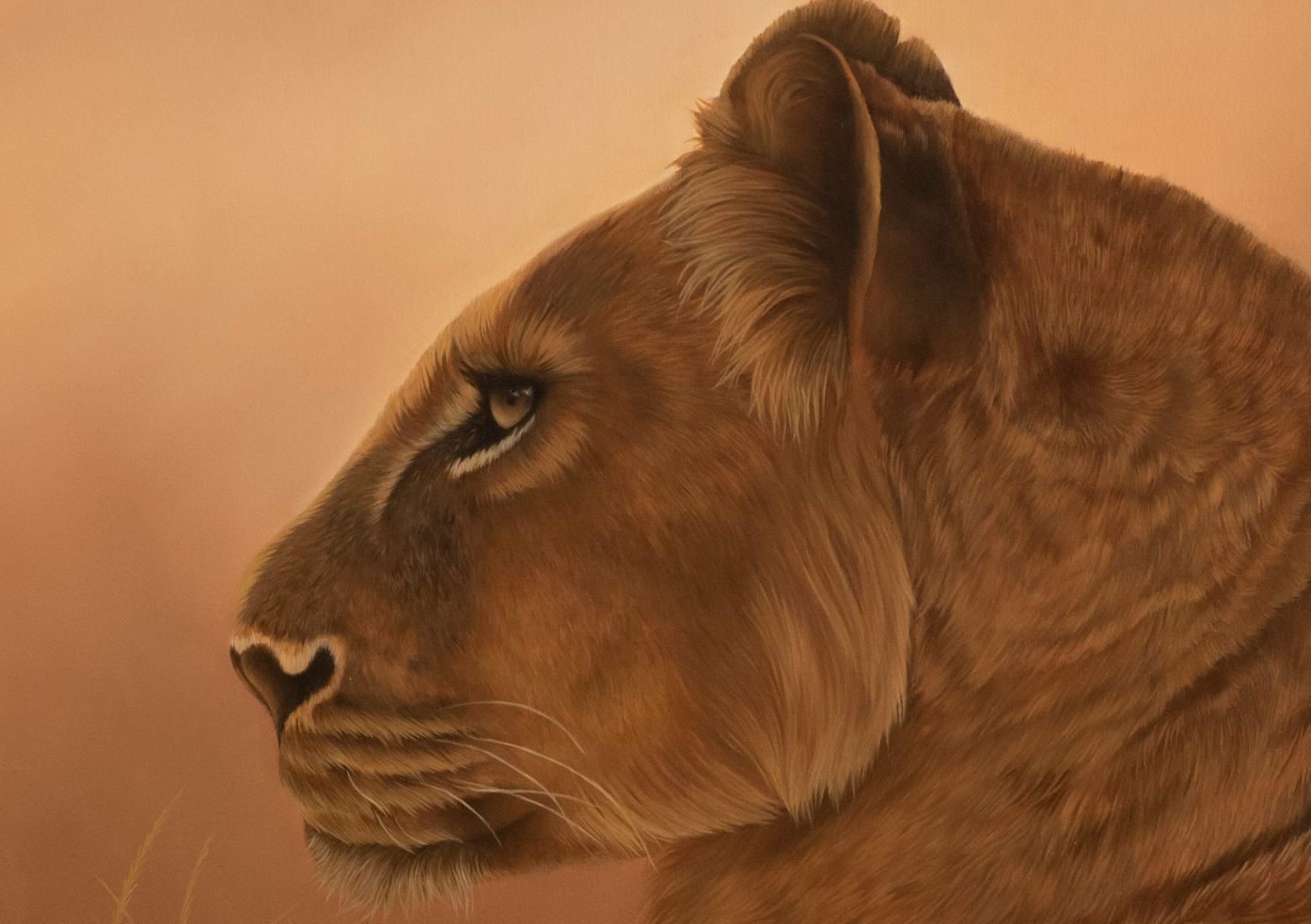 “Thoughts” – Oil painting on canva