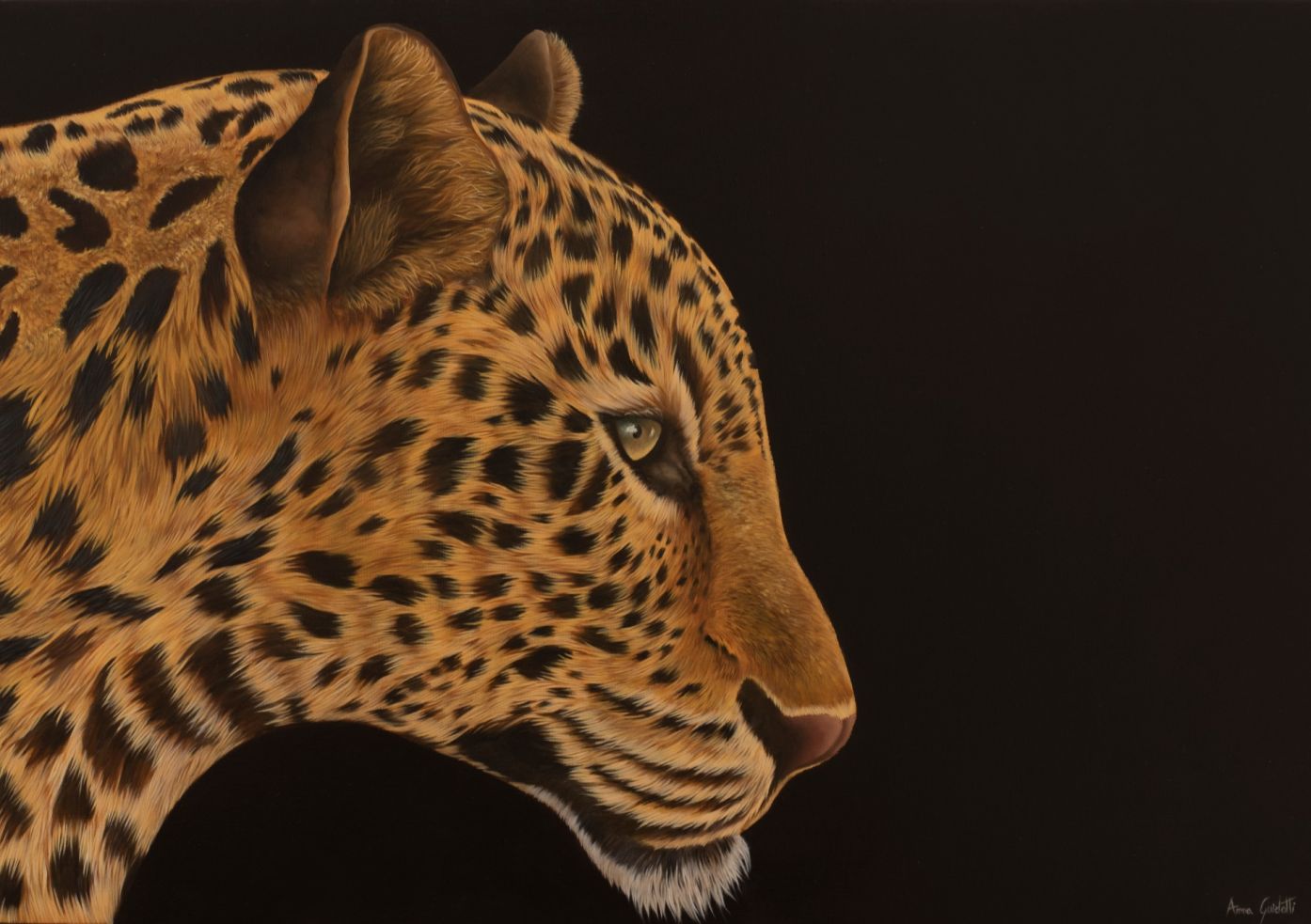 “Il balzo” – Quadro ad olio su tela