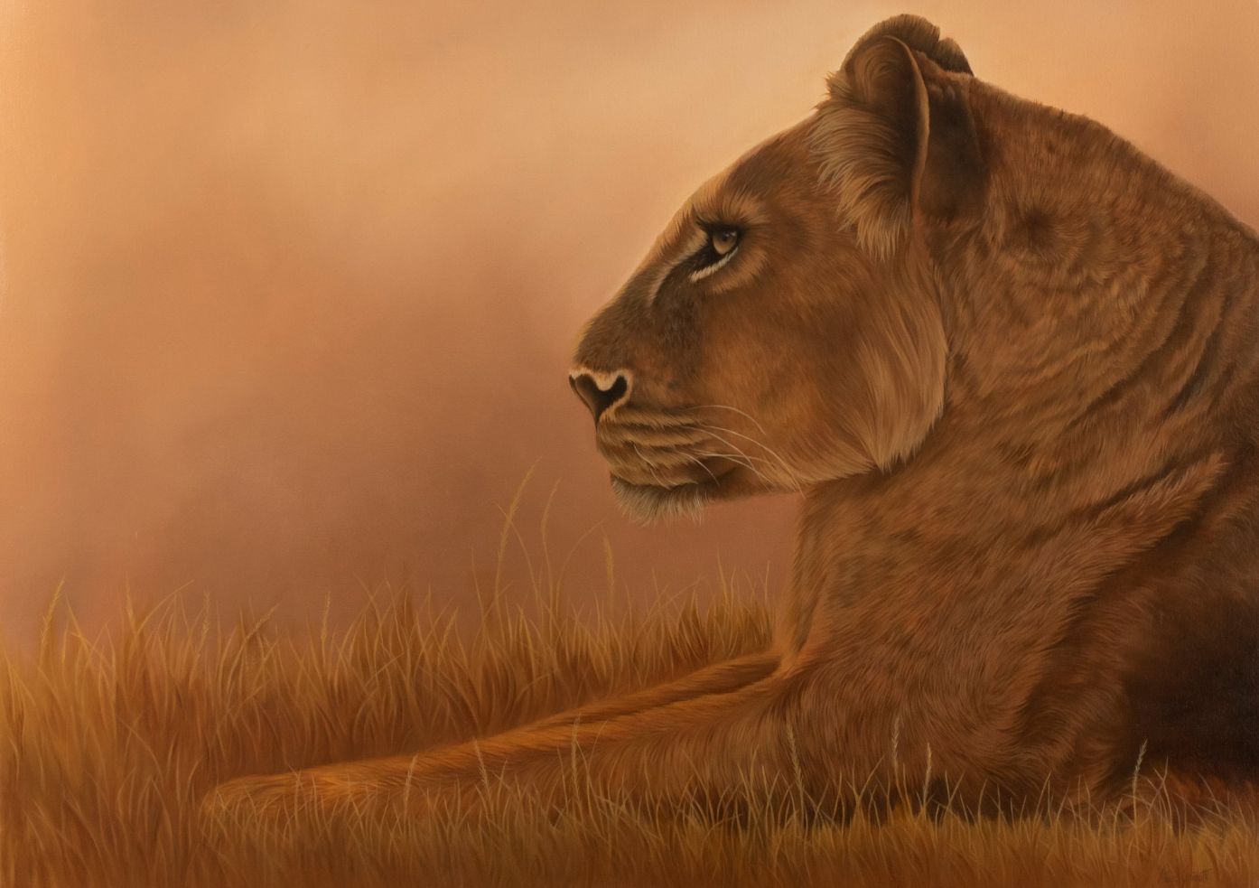 “Thoughts” – Oil painting on canva